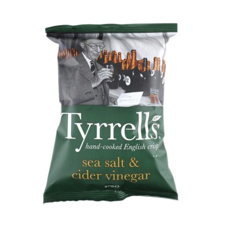Tyrrell's Sea Salt and Cider Vinegar Crisps 40g